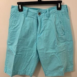 American Eagle 28 Waist Classic Aqua Shorts